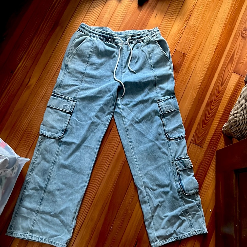 Sky Blue Denim Joggers 👖🩵